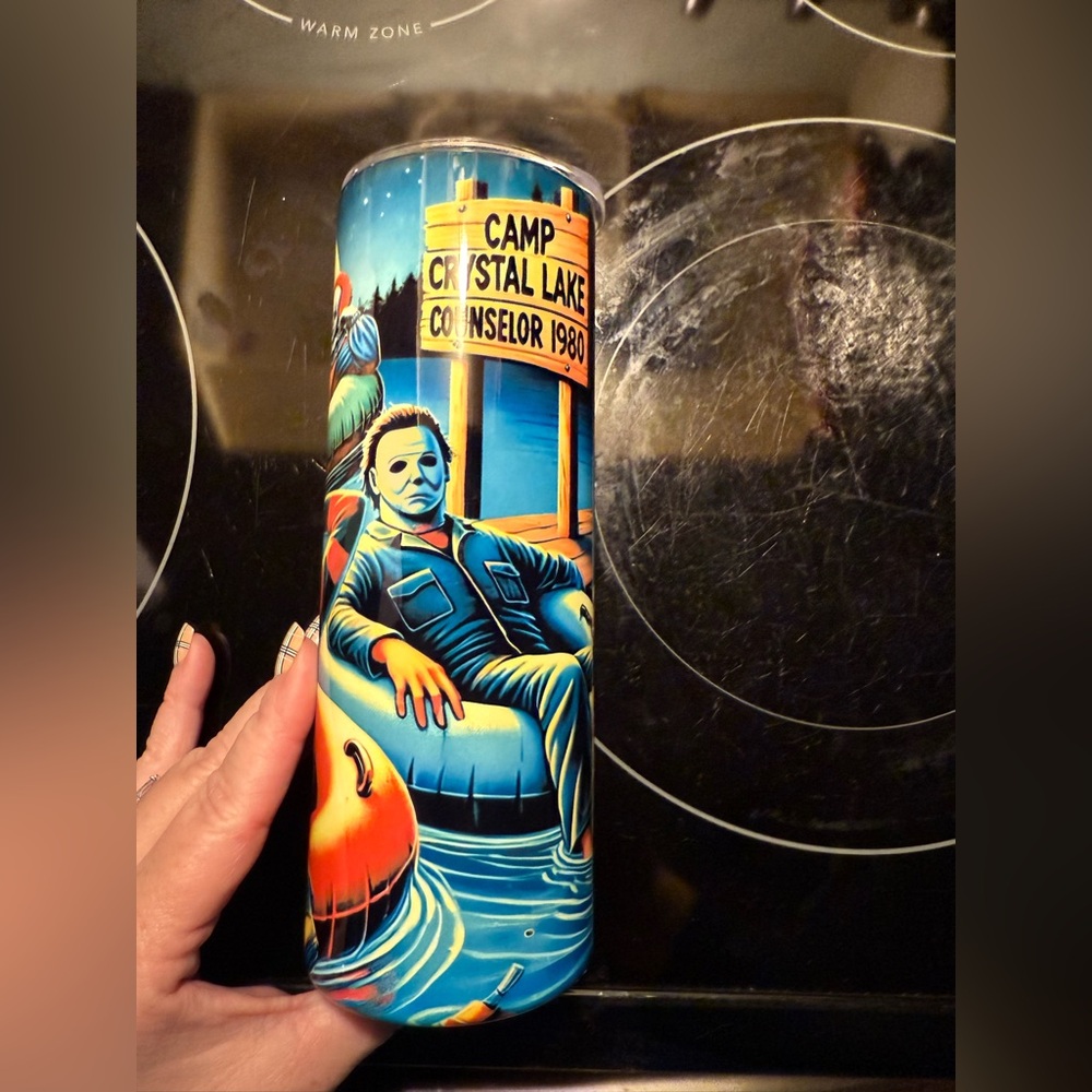 Camp crystal lake killer tumbler